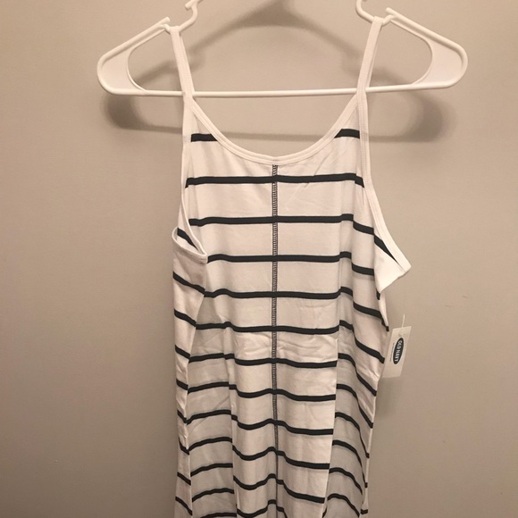Old Navy Striped Midi Dress - Picture 1 of 4